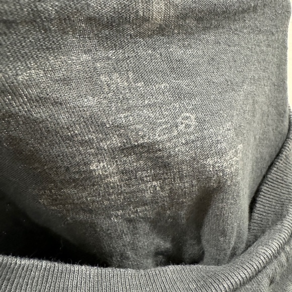 AC/DC 1980’s Tour Cropped Short Sleeve Americana Distressed Grey Shirt Size M/L - Picture 14 of 14